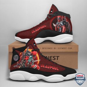 Deadpool Shoes Air Jordan 13 Sneaker Marvel Heroes Avengers Air Jordan 13 Shoes