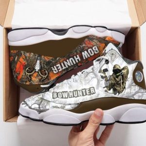 Deer Hunting Bow Hunter All Over Print Air Jordan 13 Sneakers Hunting Air Jordan 13 Shoes