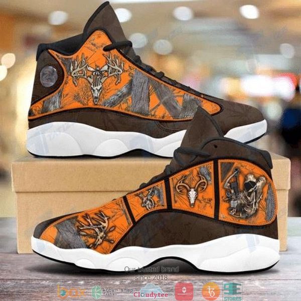 Deer Hunting Camo Pattern Air Jordan 13 Sneaker Shoes Hunting Air Jordan 13 Shoes