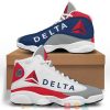 Delta Air Lines Logo Bassic Air Jordan 13 Sneaker Shoes