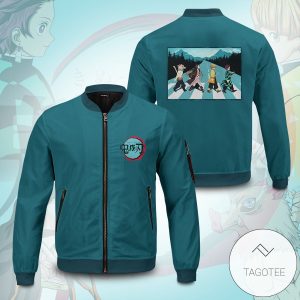 Demon Slayer Walk Bomber Jacket Demon Slayer Kimetsu no Yaiba Bomber Jacket