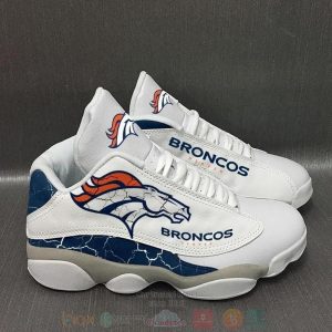 Denver Broncos Nfl Big Logo Football Team Air Jordan 13 Shoes Denver Broncos Air Jordan 13 Shoes