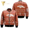 Denver Broncos Ugly Christmas Full Print Bomber Jacket Denver Broncos Bomber Jacket