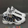 Derek Carr Las Vegas Raiders Nfl Football Team Air Jordan 13 Sneaker Shoes Las Vegas Raiders Air Jordan 13 Shoes