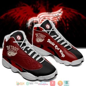 Detroit Red Wings Nhl Teams Football Air Jordan 13 Sneaker Shoes Detroit Red Wings Air Jordan 13 Shoes