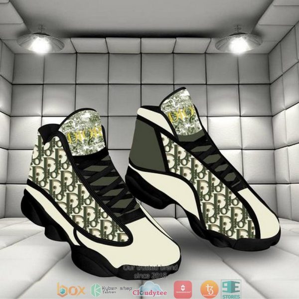 Dior Luxury Moss Green Air Jordan 13 Shoes Christian Dior Air Jordan 13 Shoes