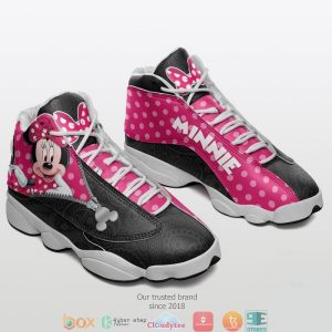 Disney Minnie Mouse Disney Cartoon Air Jordan 13 Sneaker Shoes Mickey Minnie Mouse Air Jordan 13 Shoes