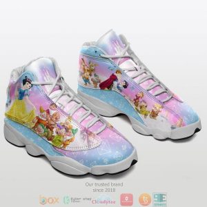 Disney Snow White And The Seven Dwarfs Disney Cartoon Air Jordan 13 Sneaker Shoes Disney Characters Air Jordan 13 Shoes