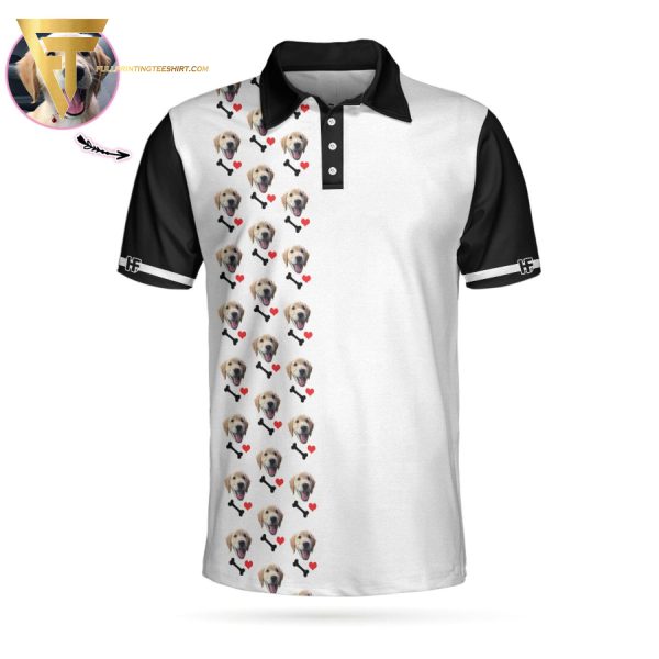 Dog Heart And Bone Custom Full Printing Polo Shirt Dog Polo Shirts