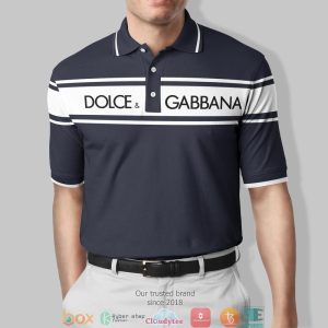 Dolce Gabbana Navy Polo Shirt Dolce Gabbana Polo Shirts