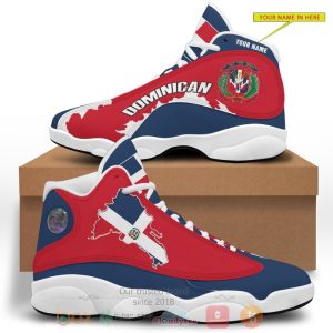 Dominican Personalized Red Air Jordan 13 Shoes Personalized Air Jordan 13 Shoes