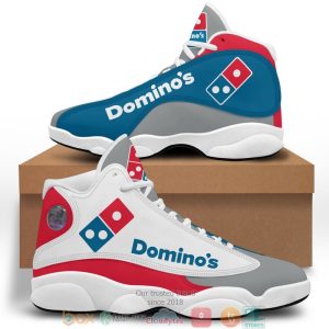 Dominos Logo Bassic Air Jordan 13 Sneaker Shoes