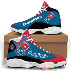 Dominos Logo Shadow Air Jordan 13 Sneaker Shoes