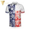Dont Mess With Texas Flag Tropical Pattern Full Printing Polo Shirt Texas Polo Shirts