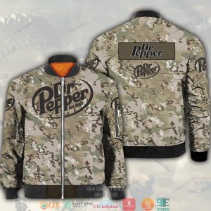 Dr Pepper Camouflage Bomber Jacket Dr Pepper Bomber Jacket