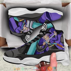 Dragon Ball Future Trunks Anime Air Jordan 13 Sneaker Shoes Dragon Ball Air Jordan 13 Shoes