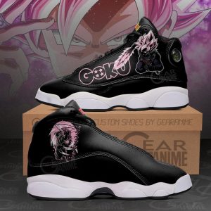 Dragon Ball Goku Black Rose Air Jordan 13 Sneaker Shoes Dragon Ball Air Jordan 13 Shoes