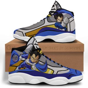 Dragon Ball Vegeta Air Jordan 13 Sneaker Shoes Dragon Ball Air Jordan 13 Shoes