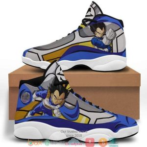 Dragon Ball Vegeta Air Jordan 13 Sneaker Shoes 2 Dragon Ball Air Jordan 13 Shoes