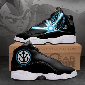 Dragon Ball Vegeta Blue Air Jordan 13 Sneaker Shoes Dragon Ball Air Jordan 13 Shoes