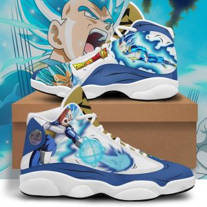 Dragon Ball Z Vegeta Blue Air Jordan 13 Sneaker Dragon Ball Air Jordan 13 Shoes