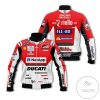 Ducati Motocross Branded Unisex Racing 3D Bomber Jacket Motocross Bomber Jacket