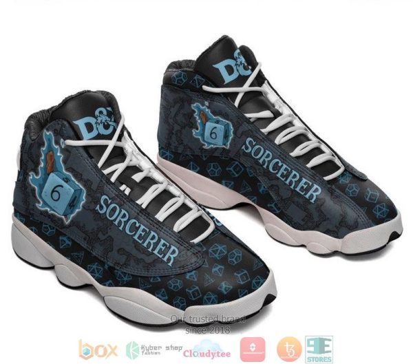 Dungeon And Dragon Sorcerer Game Canvas Birthday Unisex Air Jordan 13 Sneaker Shoes Dungeons And Dragons Air Jordan 13 Shoes