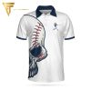 Eat Sleep Baseball Lover Skull Full Printing Polo Shirt Baseball Polo Shirts