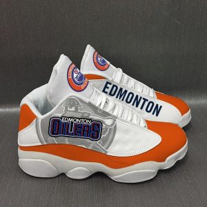 Edmonton Oilers Air Jordan 13 Sneaker Shoes Edmonton Oilers Air Jordan 13 Shoes