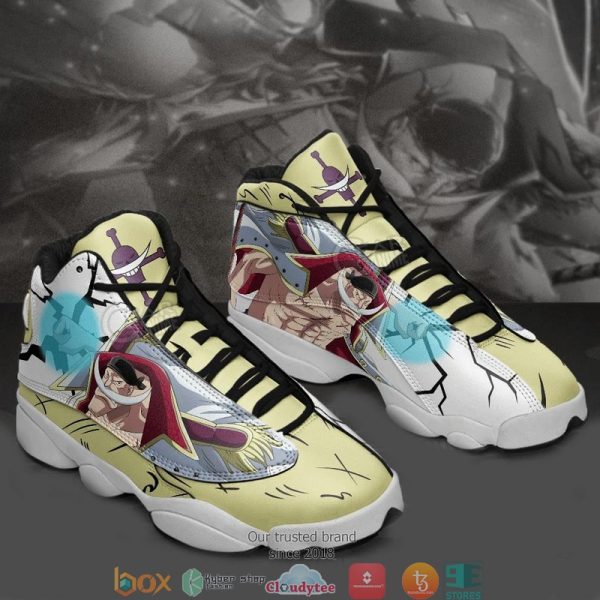 Edward Newgate Whitebeard One Piece Anime Air Jordan 13 Sneaker Shoes One Piece Air Jordan 13 Shoes