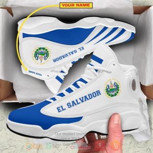 El Salvador Personalized Air Jordan 13 Shoes Personalized Air Jordan 13 Shoes