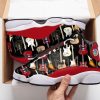 Electric Guitar Pattern All Over Printed Air Jordan 13 Sneakers Electric Guitar Air Jordan 13 Shoes