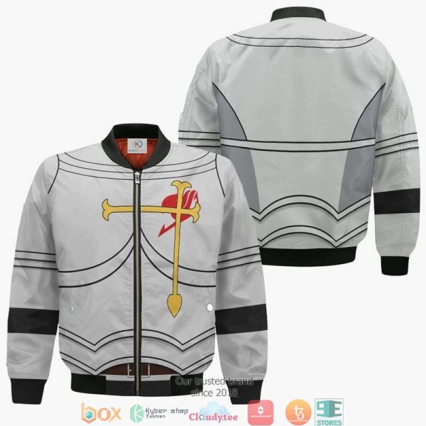 Erza Scarlet Fairy Tail Anime 3D Bomber Jacket Anime Bomber Jacket