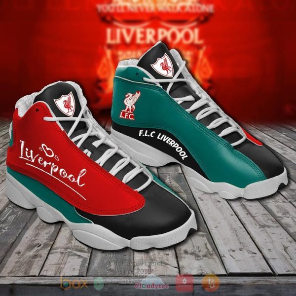 F L C Liverpool Air Jordan 13 Shoes Liverpool FC Air Jordan 13 Shoes