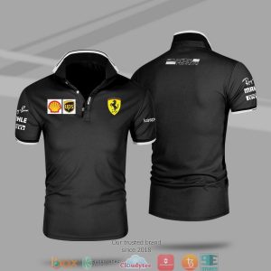 F1 Team Ferrari Racing Polo Shirt Ferrari Polo Shirts