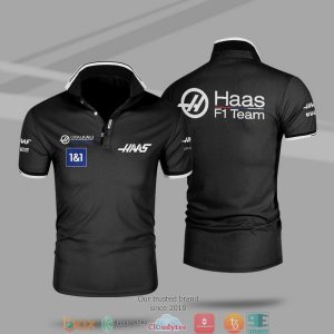 F1 Team Haas Racing Ferrari Uralkali Polo Shirt Haas F1 Team Polo Shirts