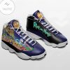 Fanmade Rick And Morty All Adventures Sneakers Air Jordan 13 Shoes Rick And Morty Air Jordan 13 Shoes