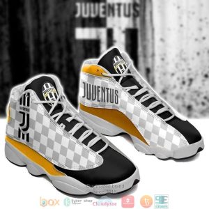 Fc Juventus Teams Football Big Logo 30 Gift Air Jordan 13 Sneaker Shoes Juventus FC Air Jordan 13 Shoes