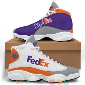 Fedex Logo Bassic Air Jordan 13 Sneaker Shoes Fedex Federal Express Air Jordan 13 Shoes