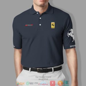 Ferrari Navy Polo Shirt Ferrari Polo Shirts