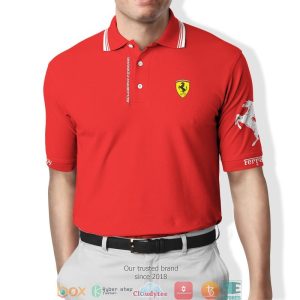 Ferrari Red Polo Shirt Ferrari Polo Shirts