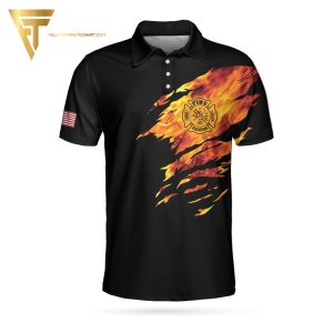Firefighter My Craft Allows Me To Save Anything Full Printing Polo Shirt Firefighter Polo Shirts