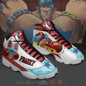 Franky One Piece Anime Air Jordan 13 Shoes One Piece Air Jordan 13 Shoes