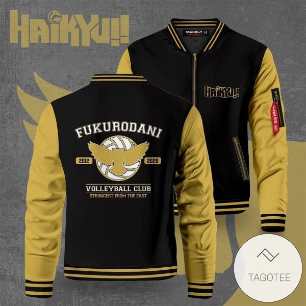 Fukurodani Strongest From The East Bomber Jacket 2 Haikyuu Bomber Jacket