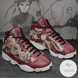 Gaara And Shukaku Sneakers Custom Anime Air Jordan 13 Shoes Naruto Gaara Shukaku Air Jordan 13 Shoes