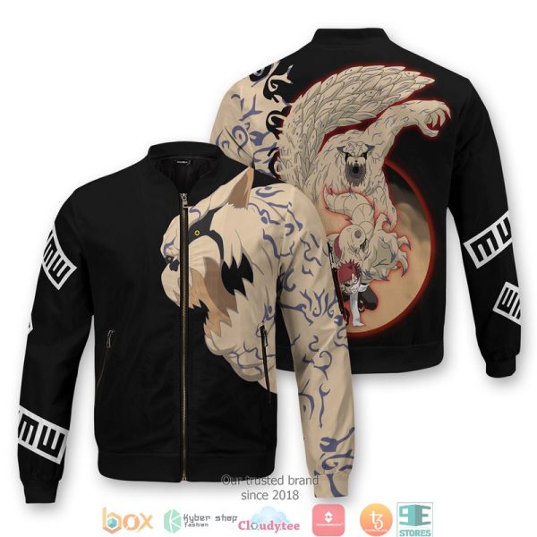 Gaara Beast Bomber Jacket 3 Naruto Gaara Shukaku Bomber Jacket