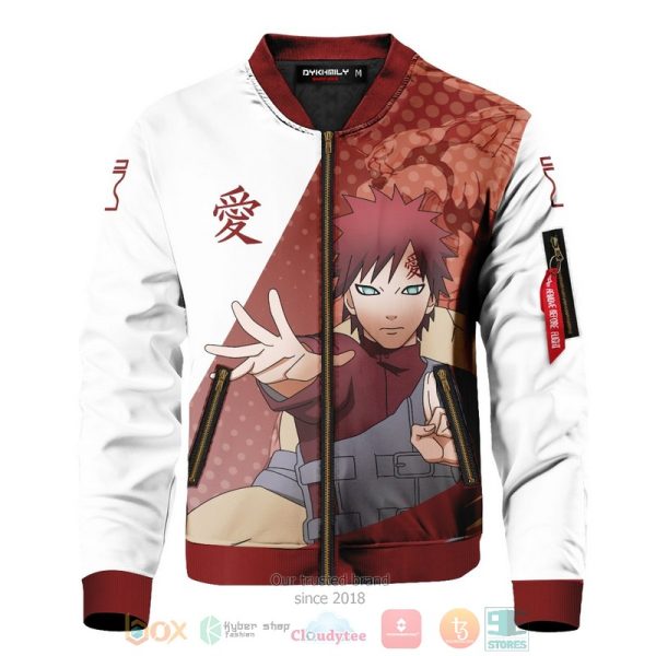 Gaara Of The Sand Bomber Jacket 2 Naruto Gaara Shukaku Bomber Jacket