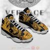 Gianni Versace Barocco Flowers Black Air Jordan 13 Shoes Versace Air Jordan 13 Shoes