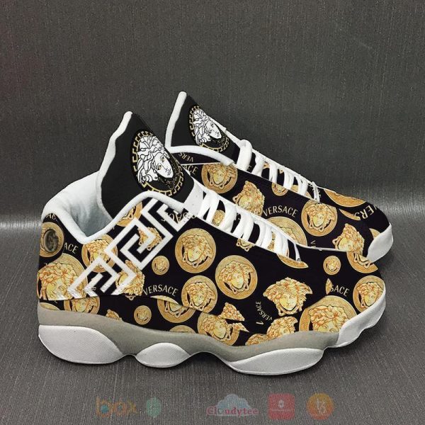 Gianni Versace Black Air Jordan 13 Shoes Versace Air Jordan 13 Shoes