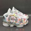 Gianni Versace Versace Colorful Flowers Air Jordan 13 Shoes Versace Air Jordan 13 Shoes